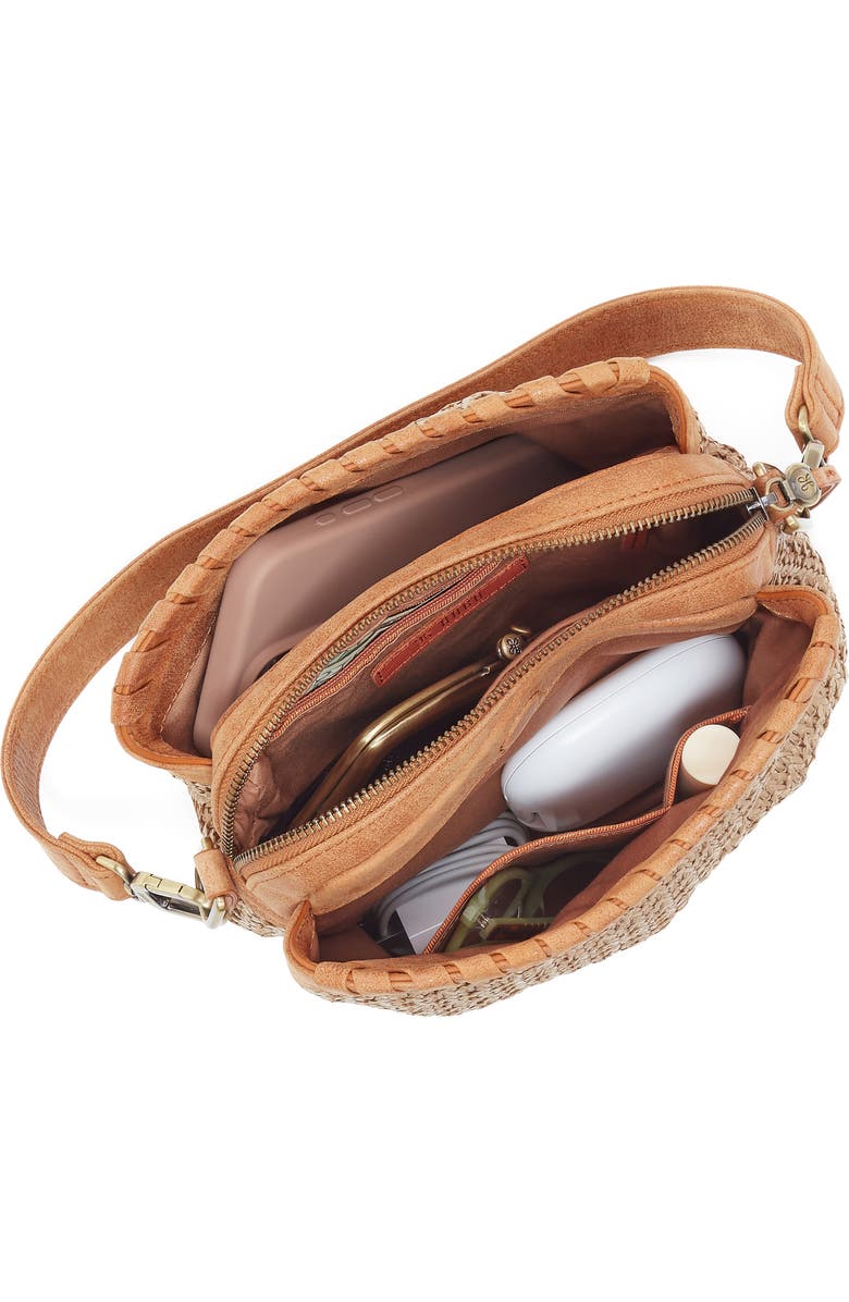 HOBO Starr Convertible Straw Shoulder Bag, Alternate, color, Meadow Woven Straw