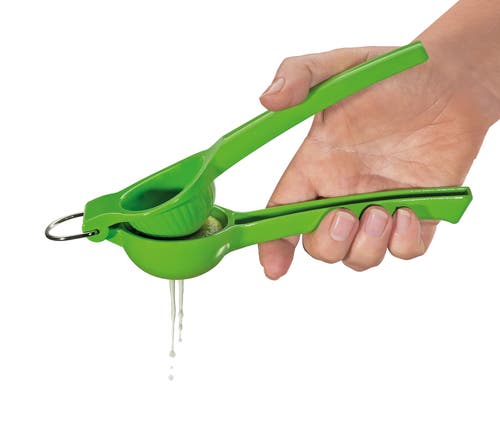 Cilio Aluminum Limetta Lime Squeezer, Green In Green