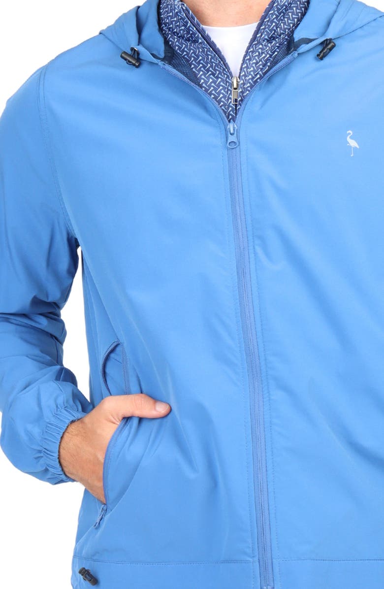 TailorByrd Hooded Golf Performance Jacket, Alternate, color, Blue