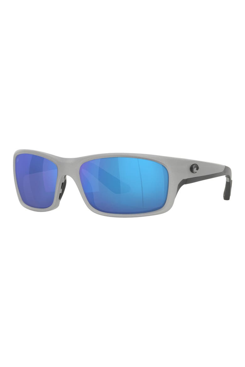 Jose Pro 62mm Polarized Rectangular Sunglasses, Alternate, color, BLUE