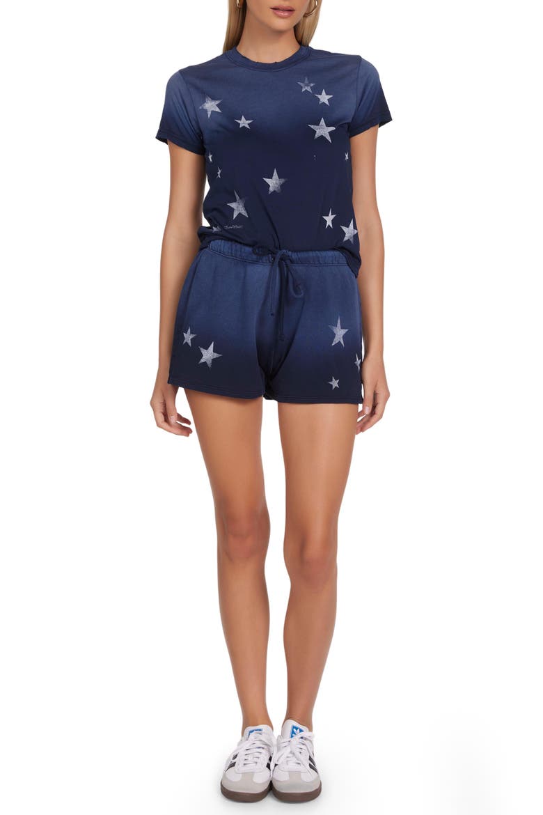 Ursula Vintage Stars Top, Main, color, Navy Ombre