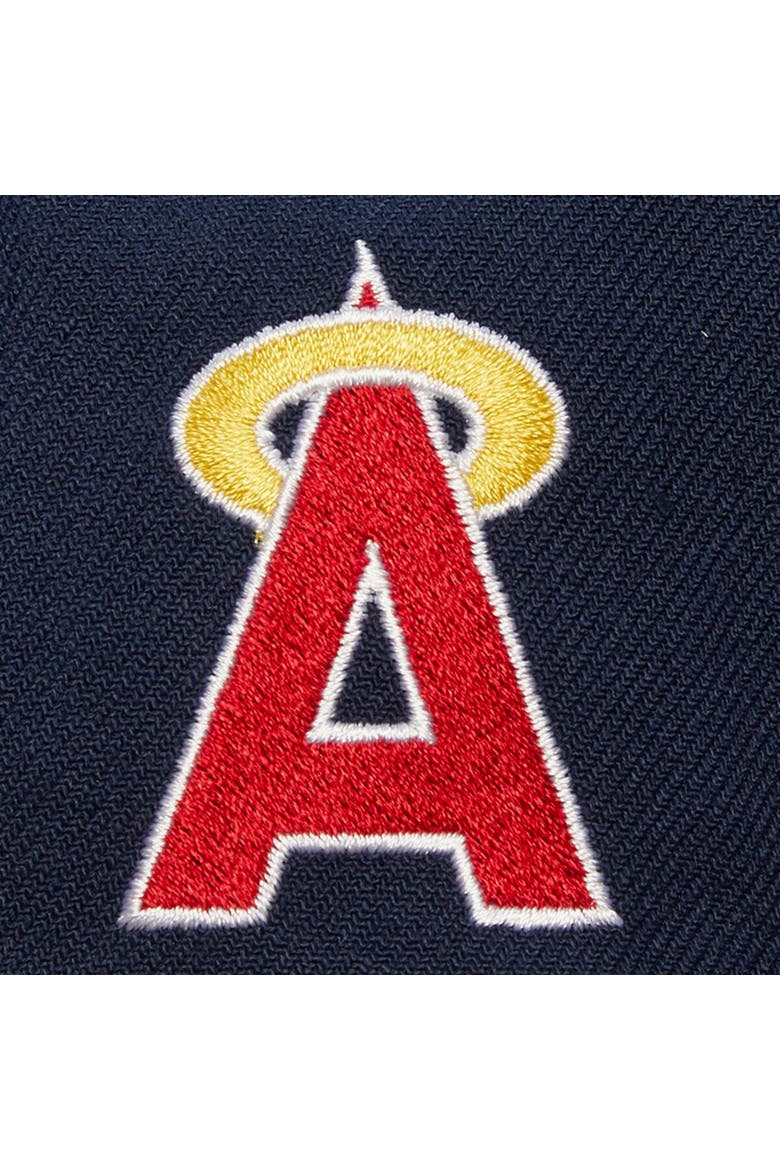 Men's Mitchell & Ness Navy California Angels Team Tagged Snapback Hat, Alternate, color, Navy
