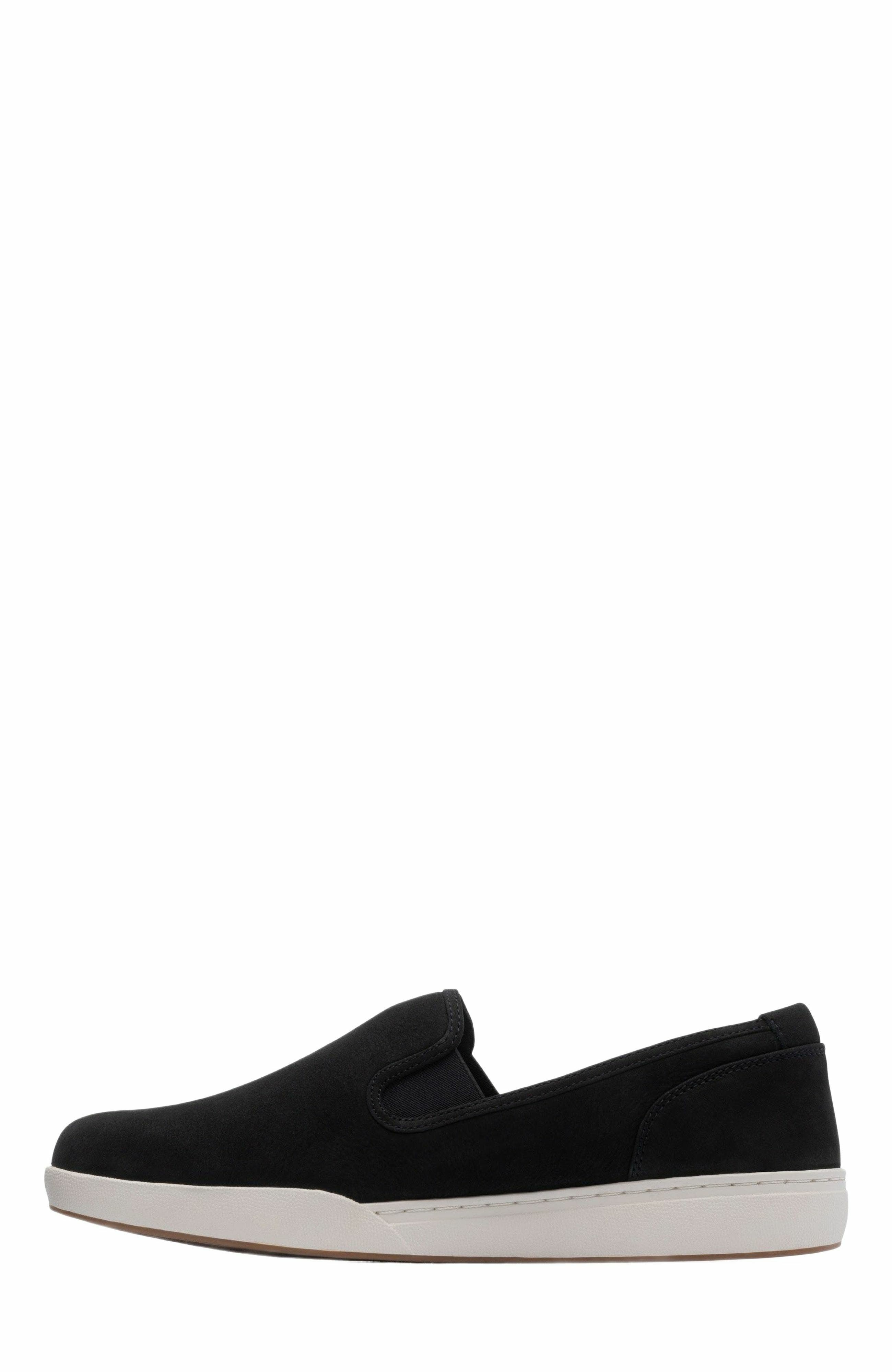 ABEO Encore Slip On Sneaker, Alternate, color, Black Leather - Regular