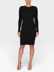 RACHEL Rachel Roy Katerina Crew Neck Sweater Mini Dress