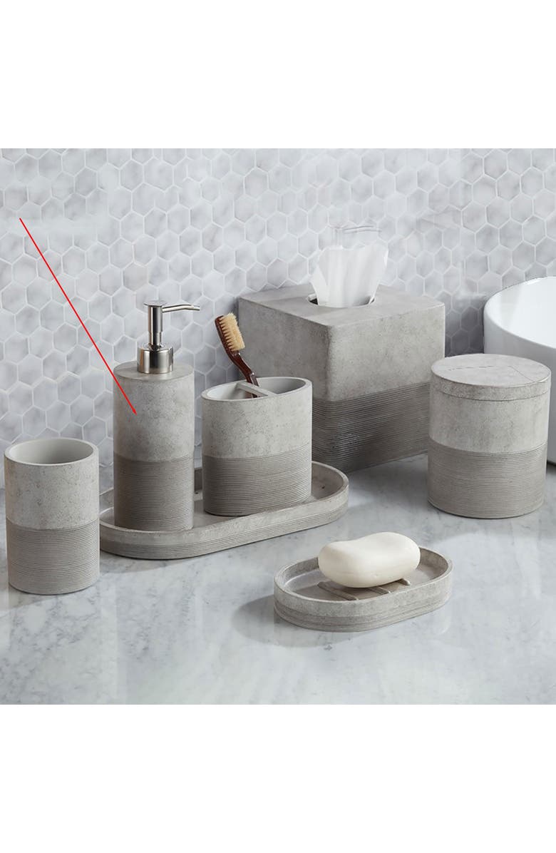 ROSELLI TRADING COMPANY City Line Lotion Pump, Alternate, color, Grey