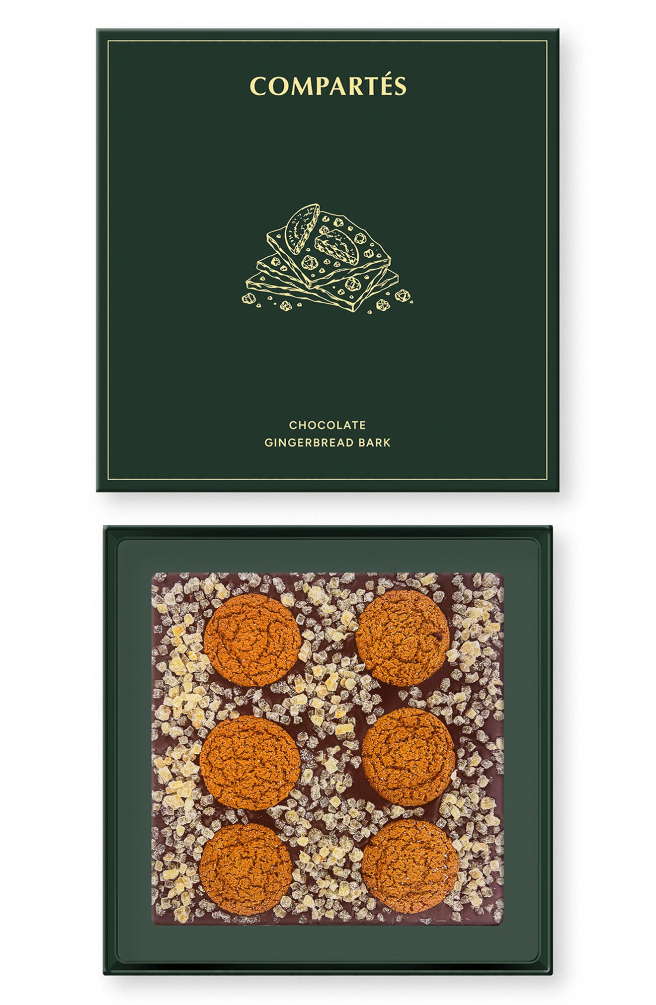 COMPARTES Gingerbread Chocolate Bark | Nordstrom
