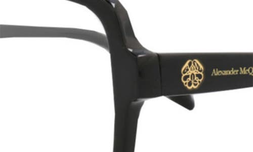 Alexander Mcqueen Mcqueen 55mm Square Optical Glasses In Multi