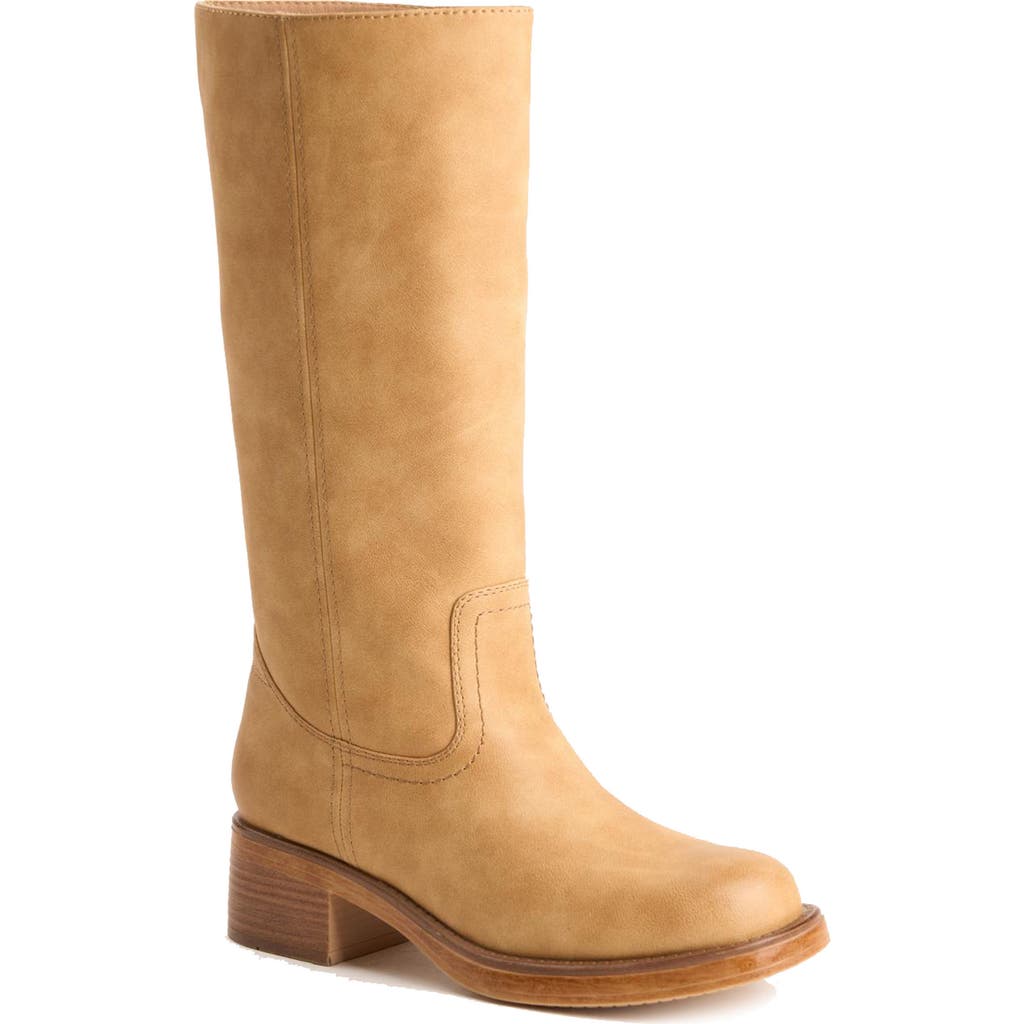 New York And Company Side Zip Boot In Brown