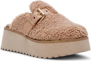 DV by Dolce Vita Cozy Faux Shearling Platform Clog