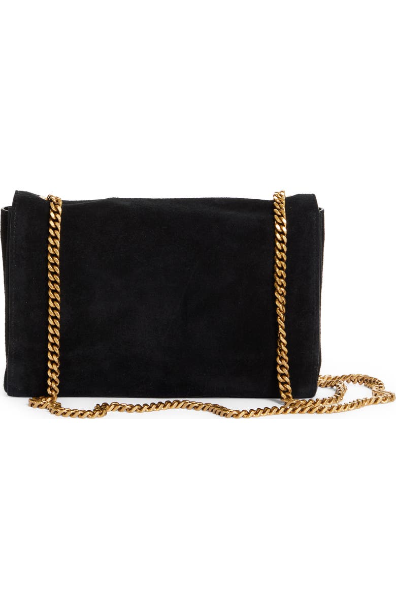 Saint Laurent Kate Reversible Suede & Leather Crossbody Bag, Alternate, color,