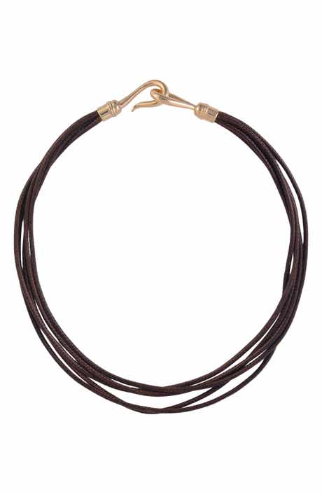 Laundry by Shelli Segal Suede Layered Necklace