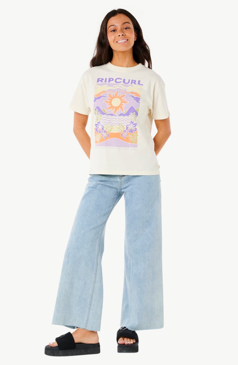 Rip Curl Dune Dancer Relaxed Graphic T-Shirt, Alternate, color, Bone