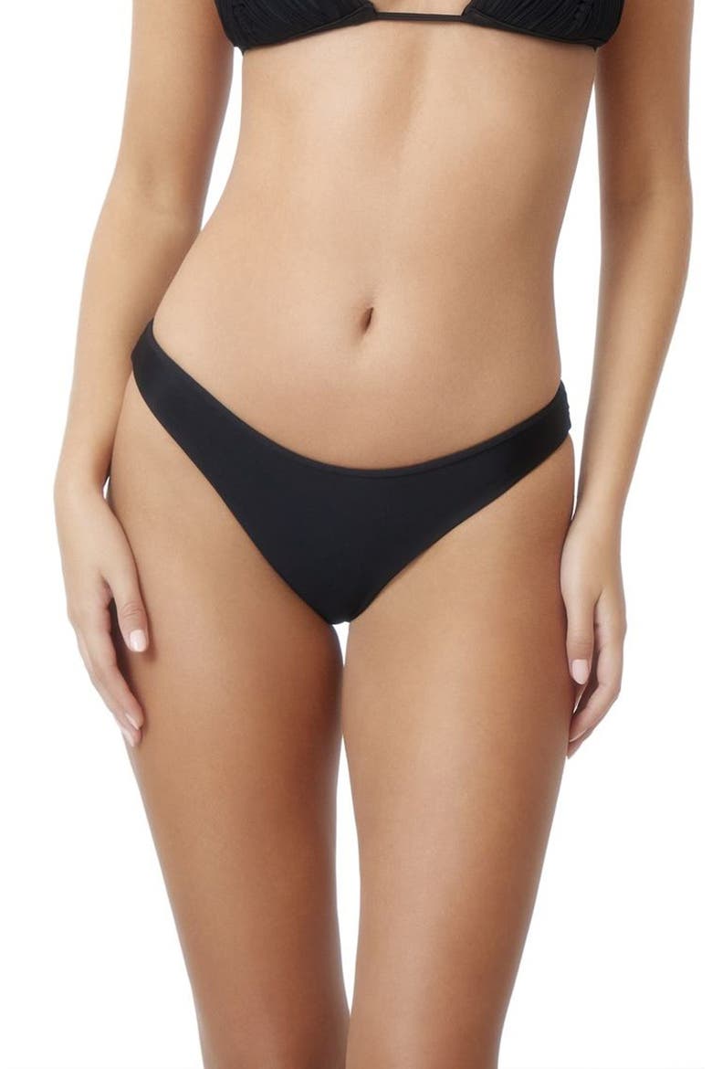 Ruched Bikini Bottoms, Main, color, MIDNIGHT