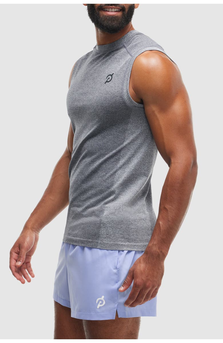Peloton Seamless Muscle Tank, Alternate, color, Dark Grey