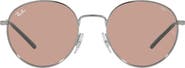 Ray-Ban 50mm Evolve Photochromic Small Round Sunglasses
