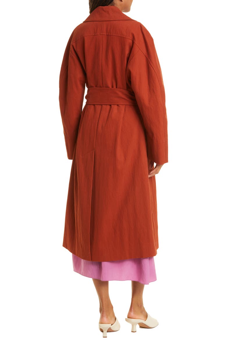 Vince Cotton Blend Belted Coat, Main, color, 