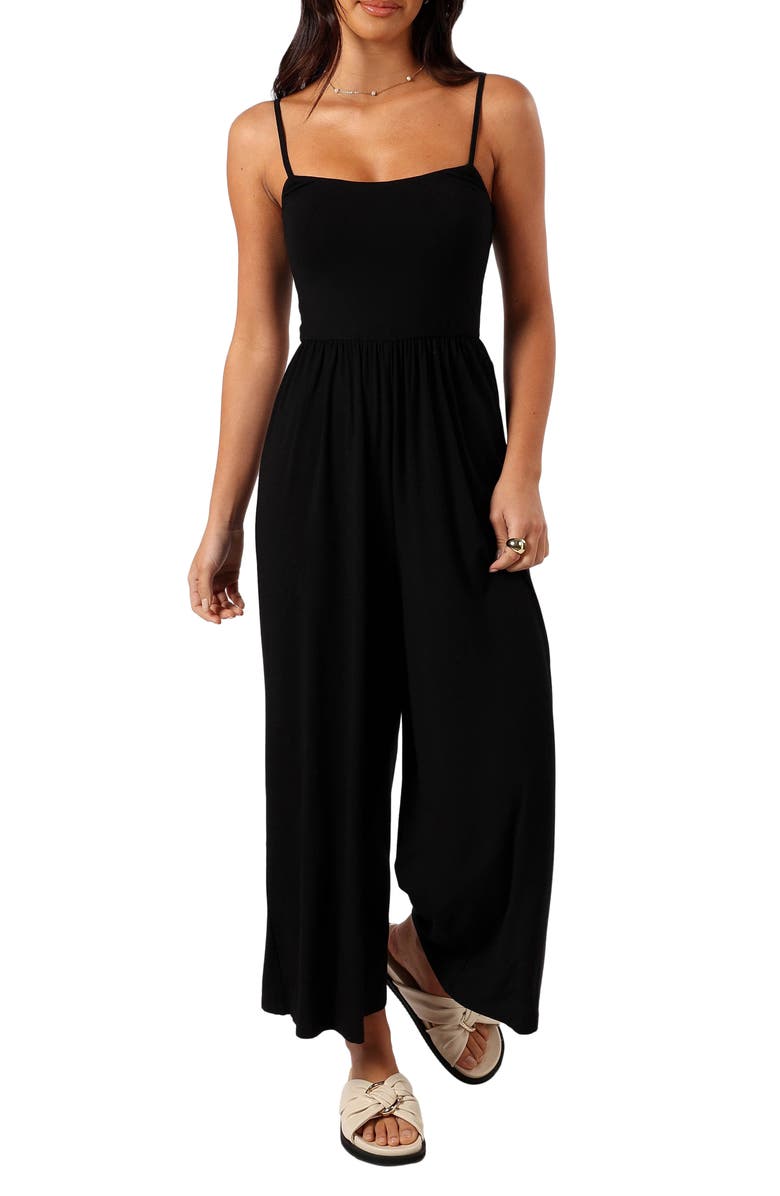 Petal & Pup Kameron Knit Wide Leg Jumpsuit, Main, color, 