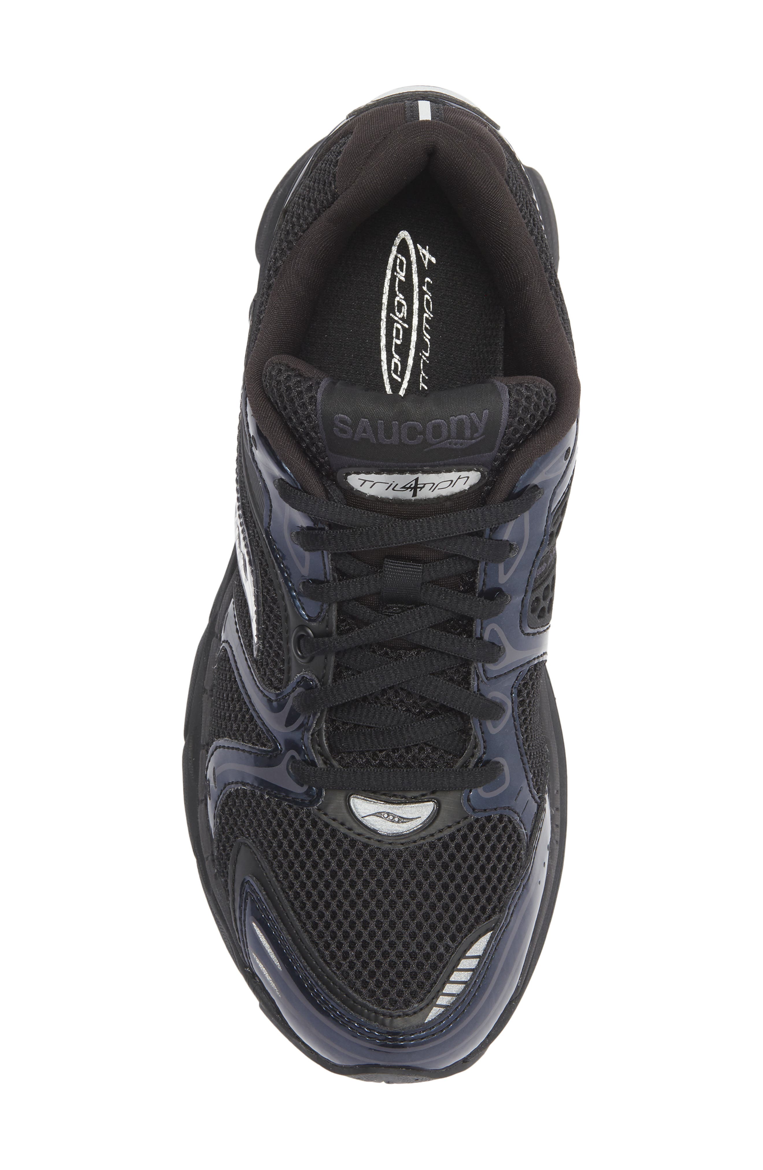 Saucony ProGrid Triumph 4 Sneaker, Alternate, color, Black