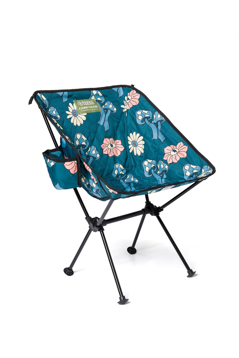 Shrooms Quilted Packable Camp Chair, Main, color, Dusty Teal