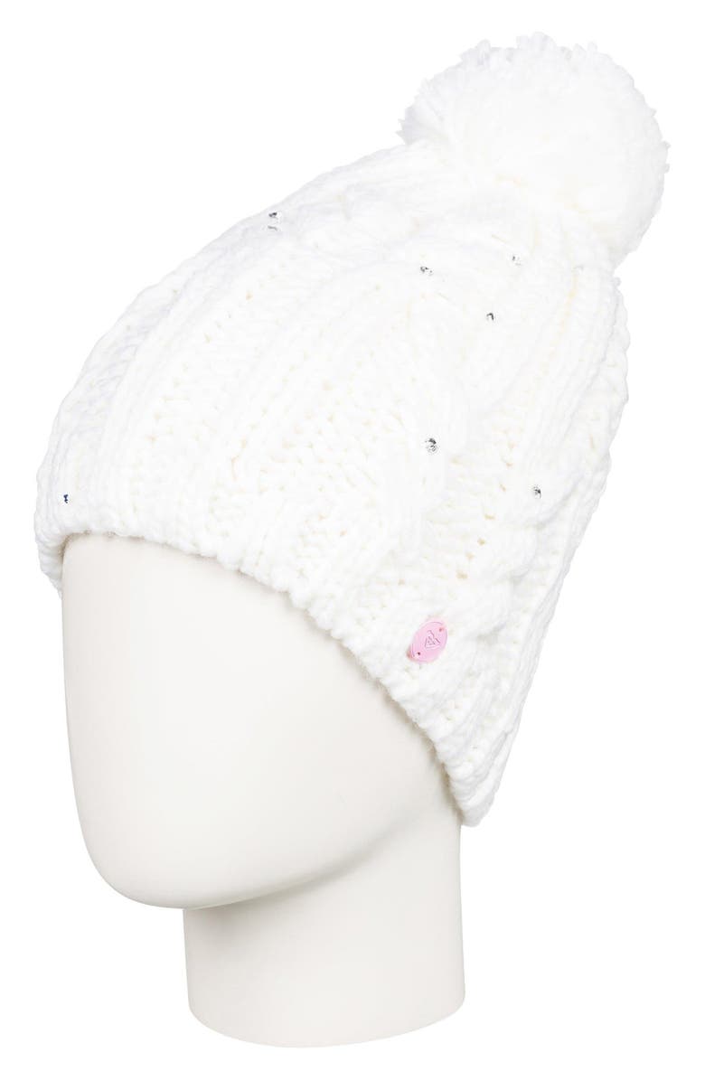 Roxy Shooting Star Pom Beanie, Alternate, color,