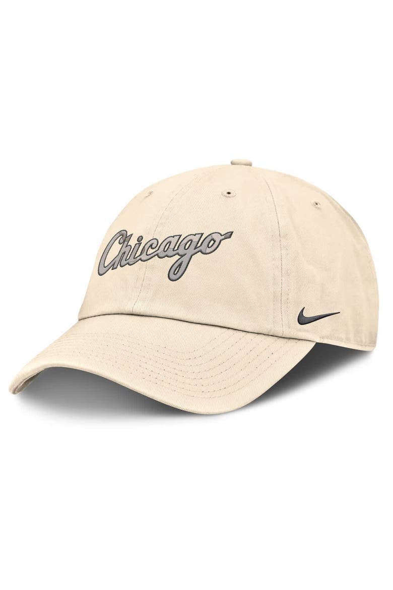 Men's Nike Natural Chicago White Sox Camo Pack Club Adjustable Hat, Main, color, Natural