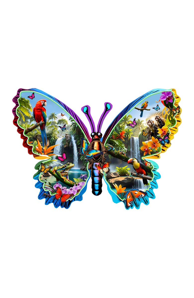 Sunsout Forest Creatures 1000 piece Jigsaw Puzzle for Adults Special Shape, Alternate, color, Multicolor