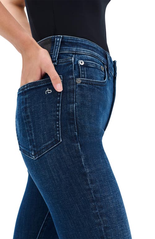 Rag & Bone Flexi Nina High Rise Skinny Jeans In Lulu In Blue
