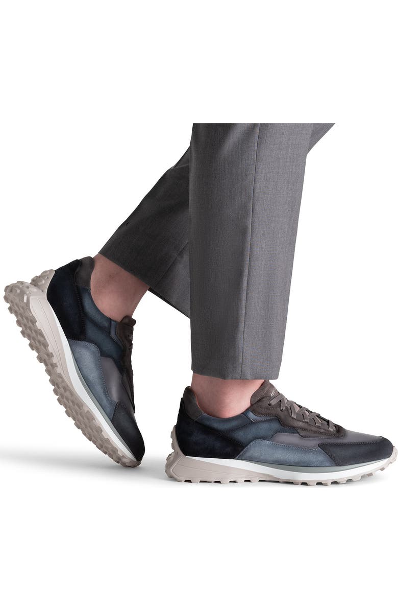Magnanni Onyx Water Resistant Sneaker, Alternate, color, Navy And Grey