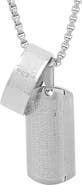 STEELTIME Lord's Prayer Dog Tag & Ring Pendant Necklace