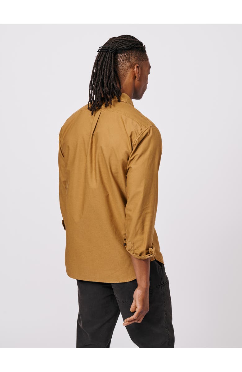 Aubin Aldridge Oxford Button Down Shirt, Alternate, color, Dijon