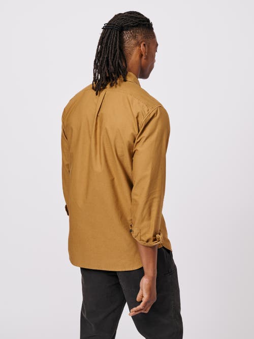 Aubin Aldridge Oxford Button Down Shirt In Yellow