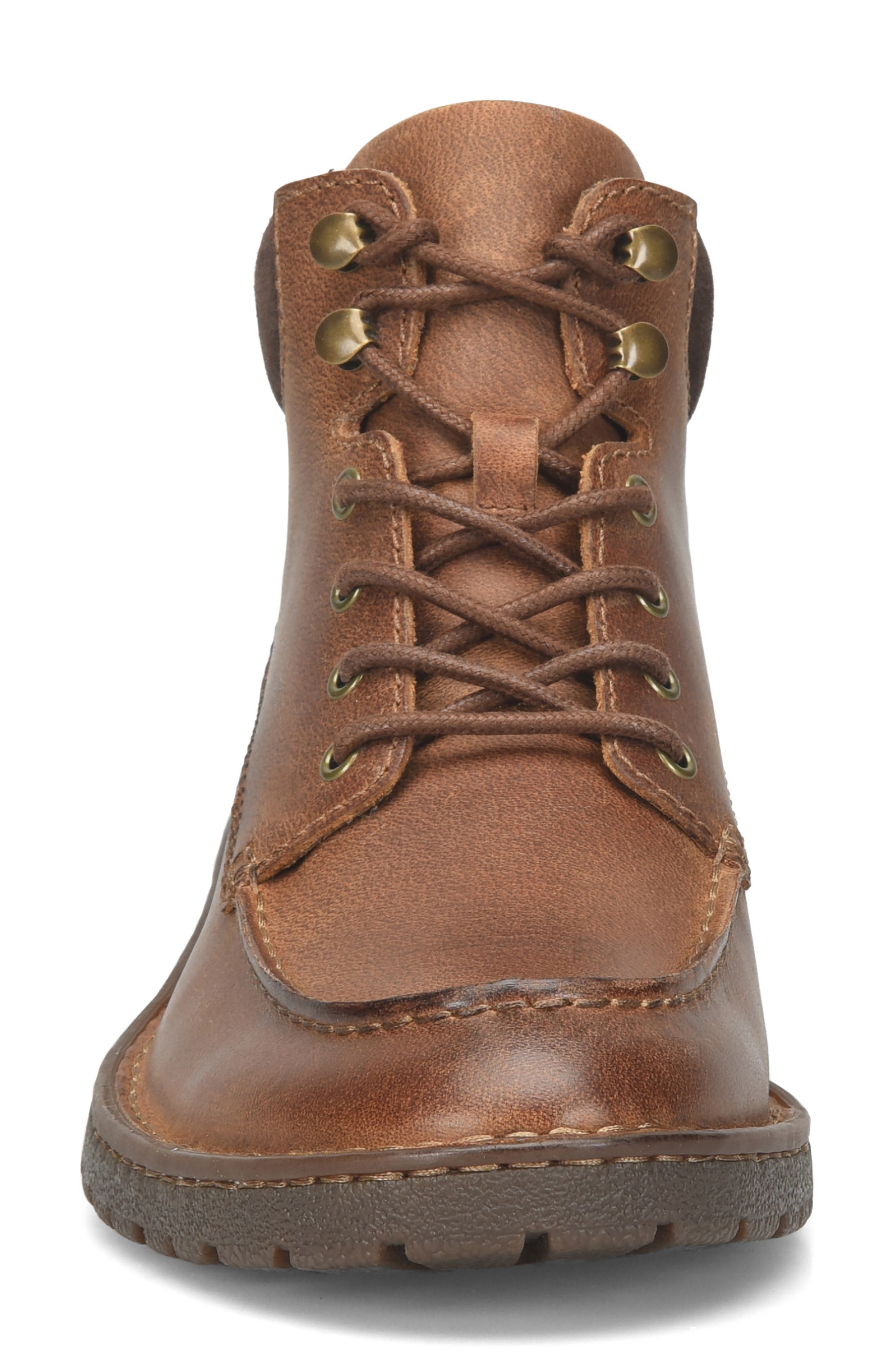 Cane Leather Boot, Alternate, color, RUST F/ G