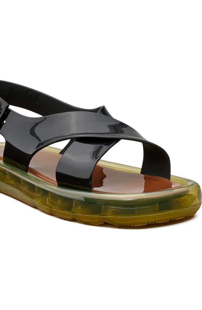 Tory Burch Crisscross Strap Bubble Jelly Sandal, Alternate, color,