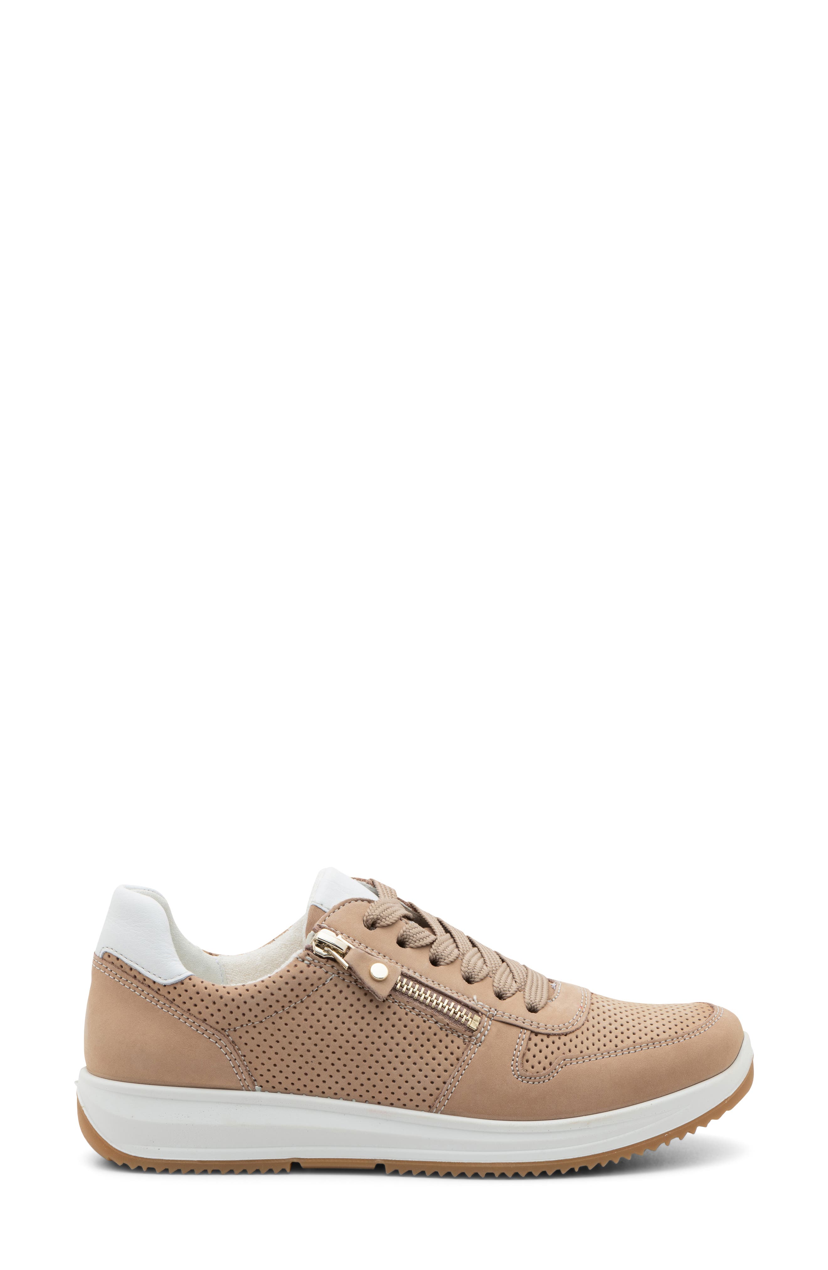 ara Opal Lace-Up Sneaker, Alternate, color, Sand
