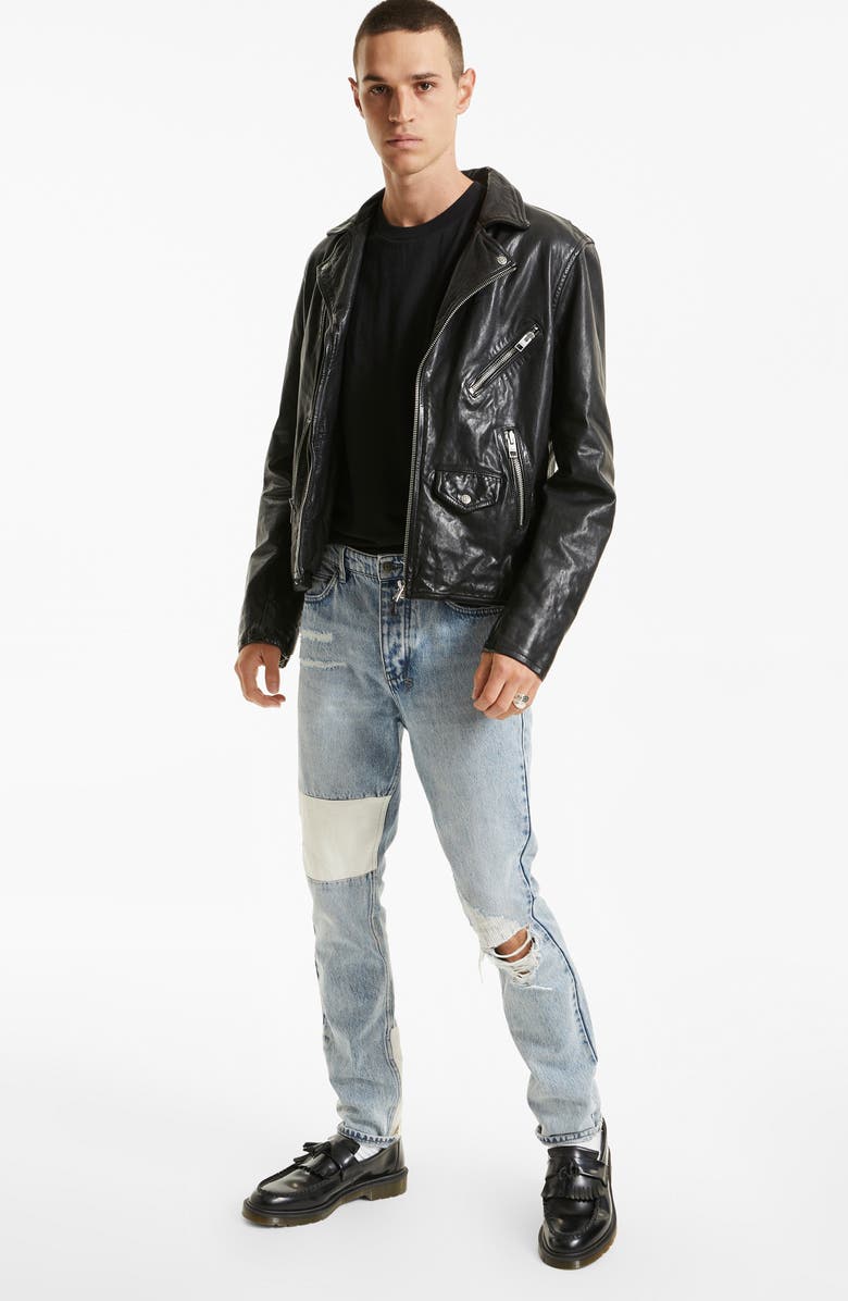 Ksubi Chitch Kustom Ripped Skinny Jeans, Alternate, color,