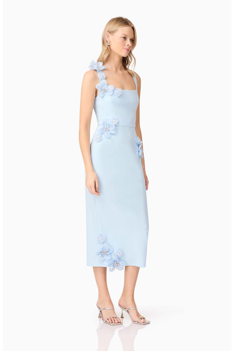 chantelle 3d midi dress in blue Chantelle Cocktail Dress (Women)