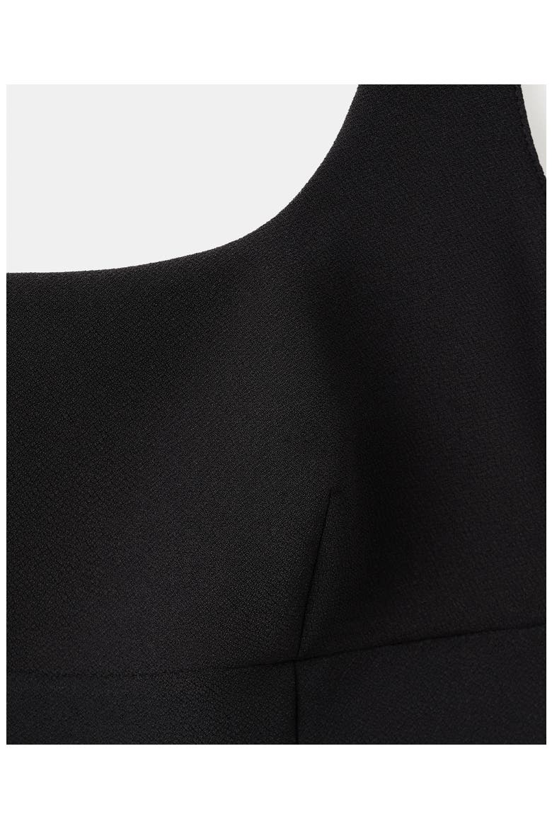 Sleeveless Midi Dress, Alternate, color, BLACK