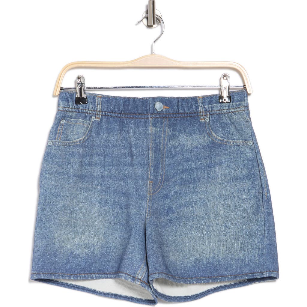 Ecru Easy Shorts In Indigo Wash