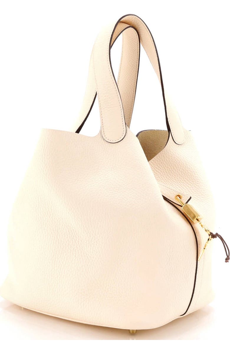 Pre-Owned Hermes Picotin Lock Bag Clemence MM, Alternate, color, Nata