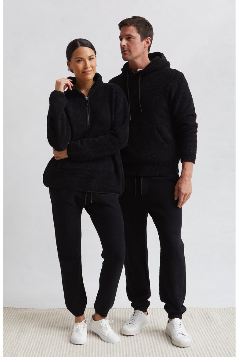Unisex Sleep Hoodie, Alternate, color, Black
