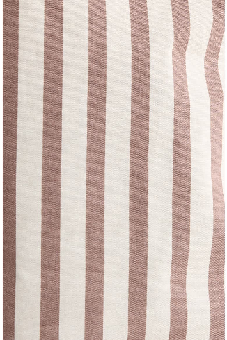 Patma Ruffle Stripe Shirt, Alternate, color, BROWN-CREAM