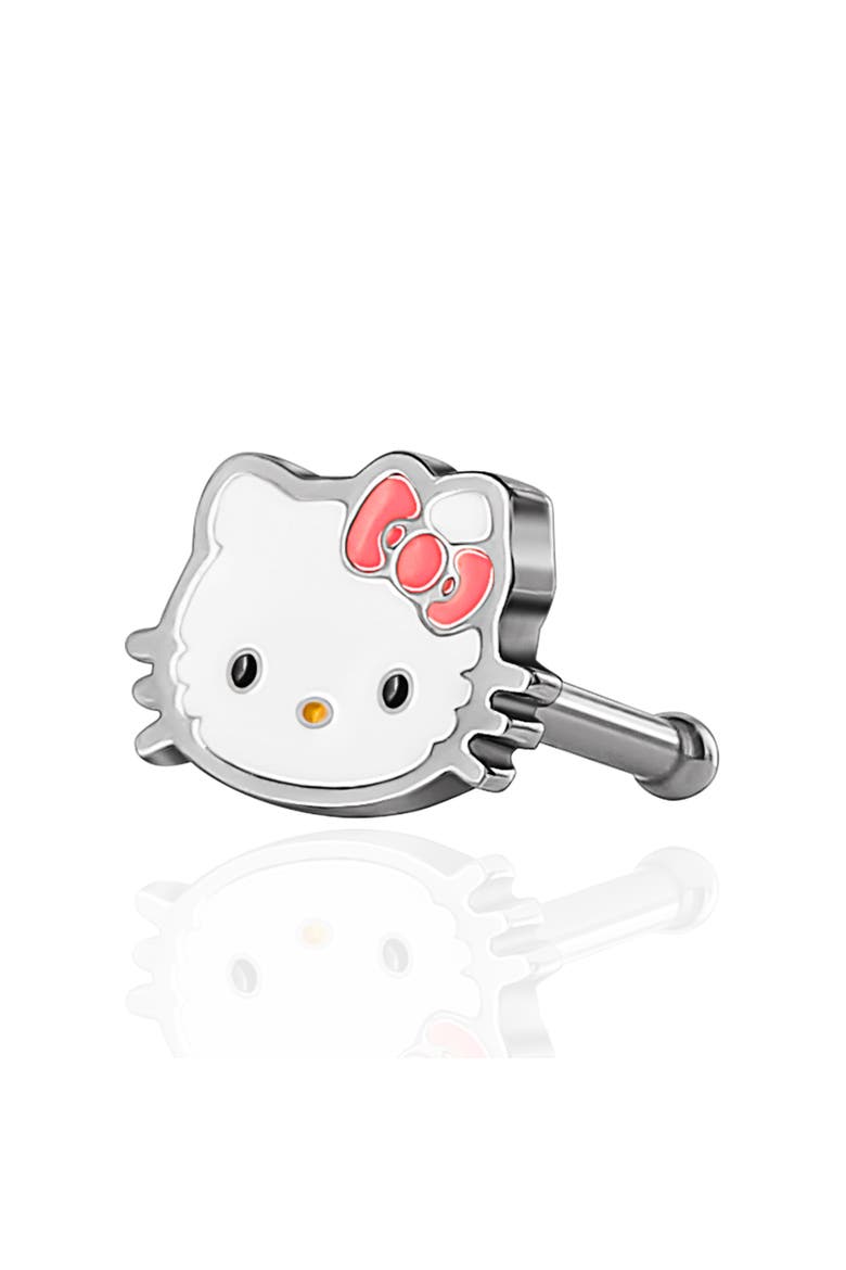 Cinnamonroll Stainless Steel Nose Stud, Main, color, White
