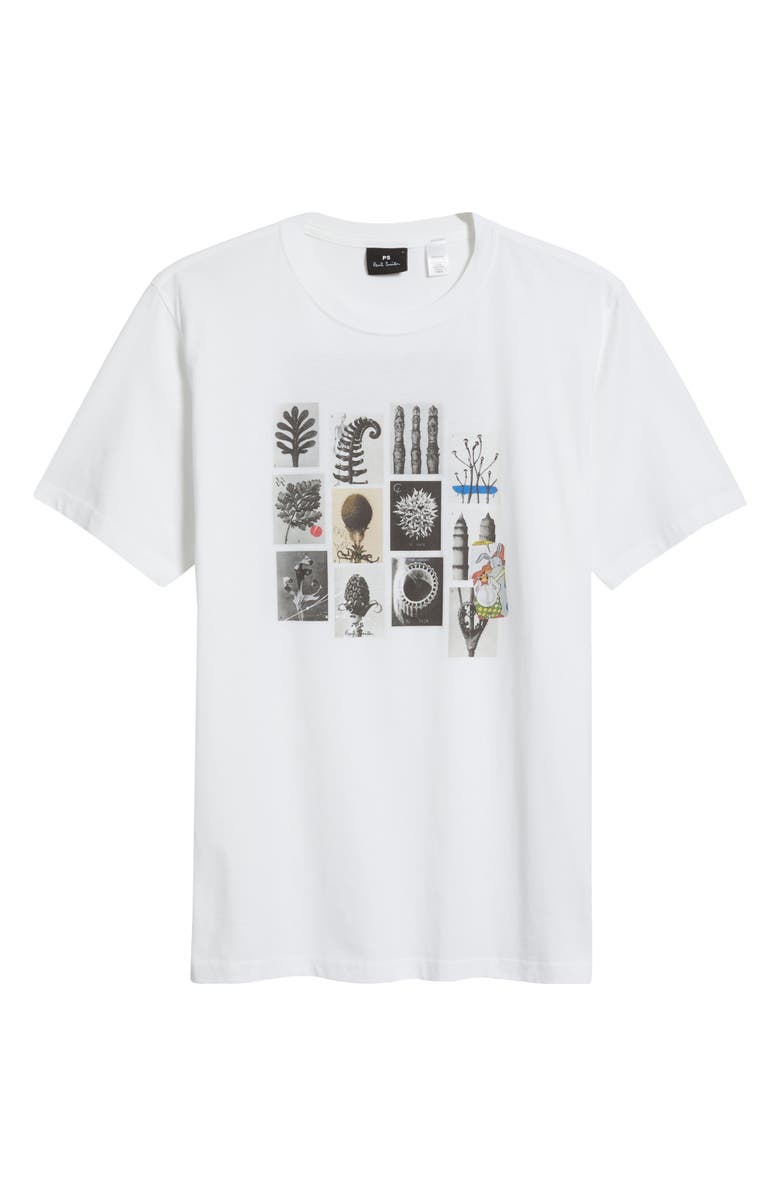 Paul Smith Regular Fit Desert Organic Cotton Graphic T-Shirt, Alternate, color, White