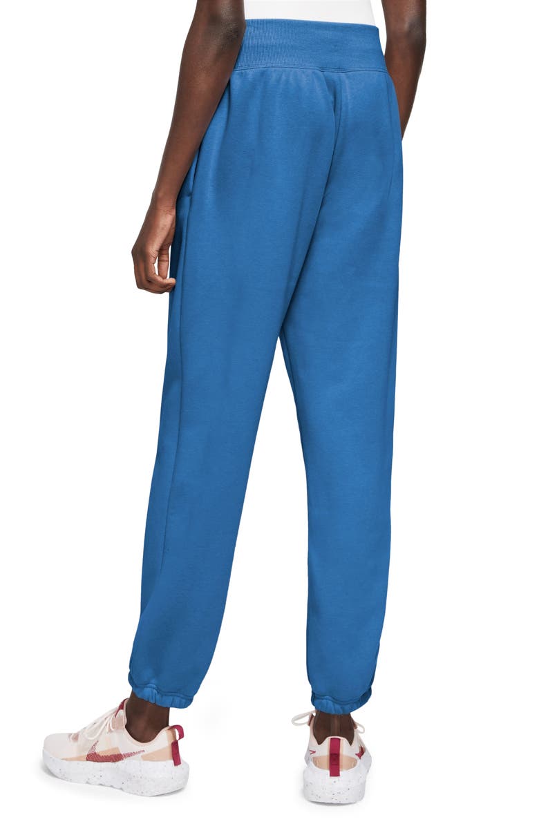 Nike Sportswear Phoenix High Waist Fleece Sweatpants, Alternate, color, Star Blue/ Sail
