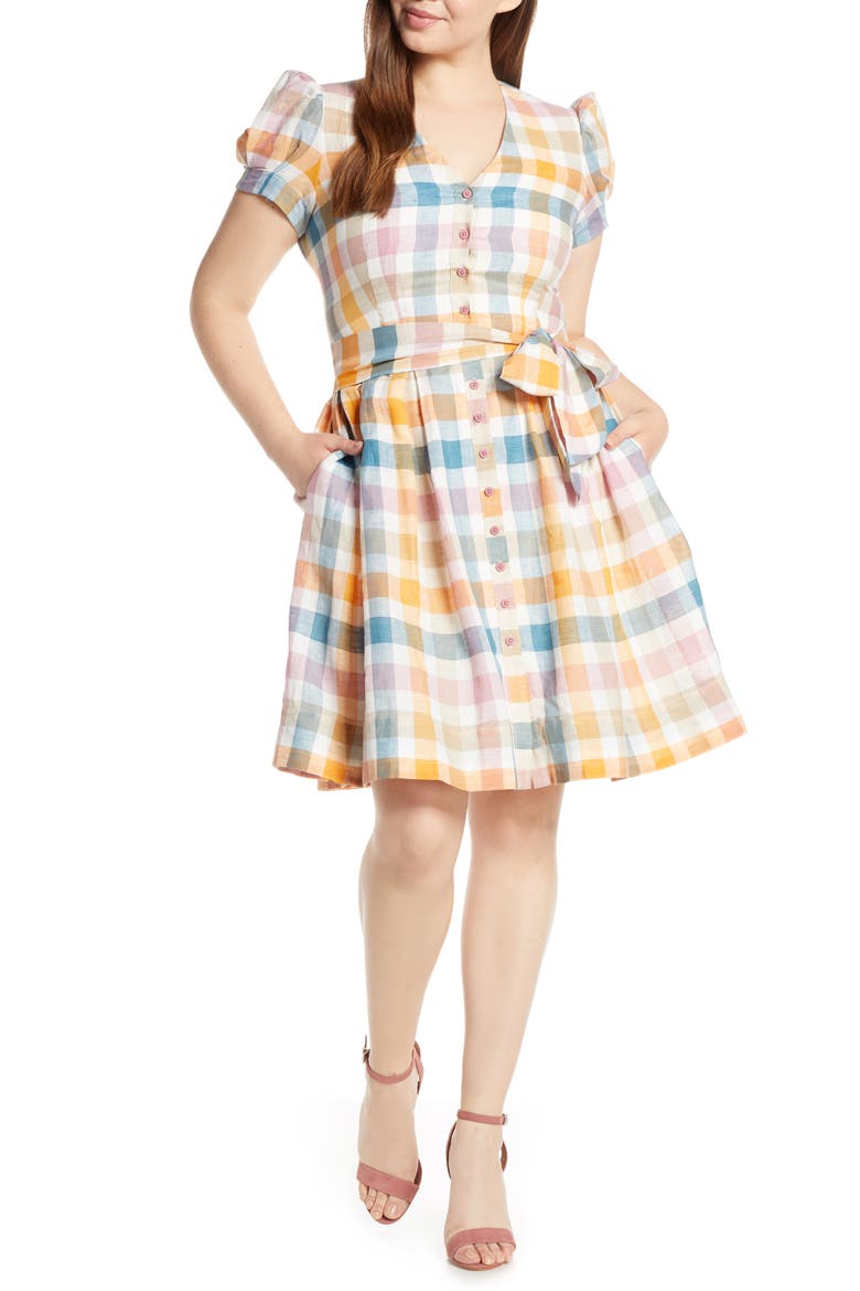 Poppy Button Down Shirtdress, Alternate, color, PINK/ CORAL MULTI
