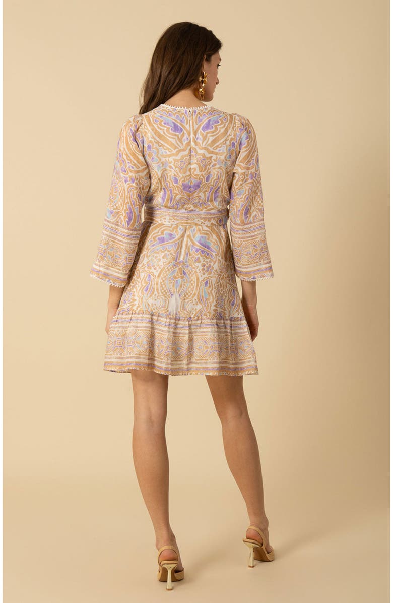 Hale Bob Davina Linen Short Dress, Alternate, color,
