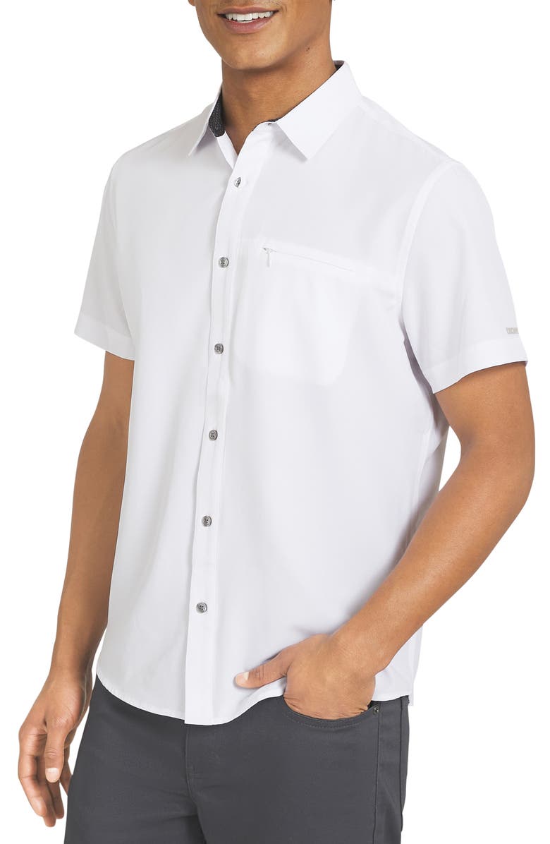 DKNY SPORTSWEAR Lenox Tech Shirt, Alternate, color, White