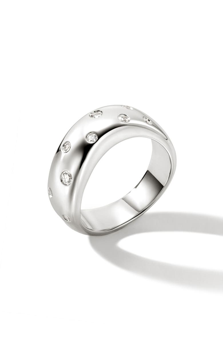 John Hardy Surf Diamond Band Ring, Alternate, color, 