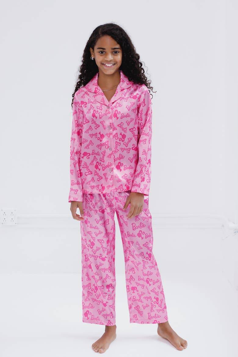 2-Piece Pajama Shirt and Pants Set, Alternate, color, Light Pink