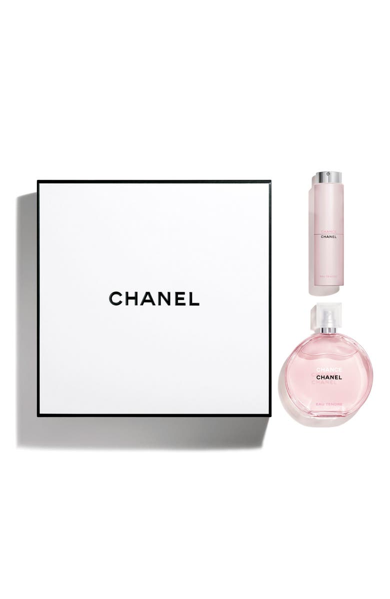 CHANEL CHANCE EAU TENDRE Eau de Toilette Twist & Spray Set, Alternate, color,